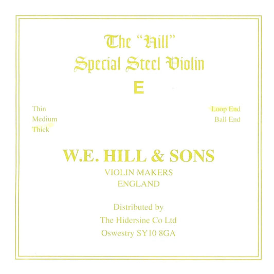 W.E. Hill & Sons The Hill Special Thick Loop Violin E String