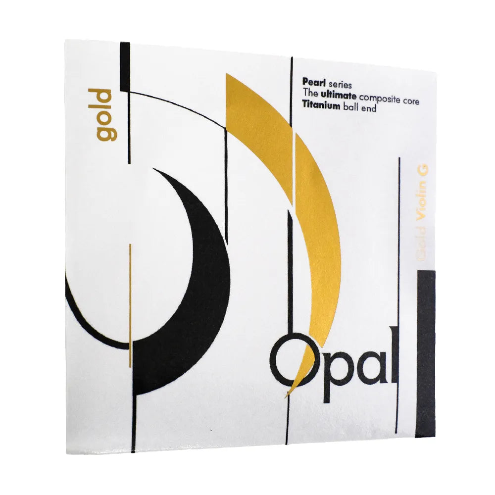OPAL GOLD Professional Violin G String Nylon/Silver 4.5kg Tension Red/Gold Twisted