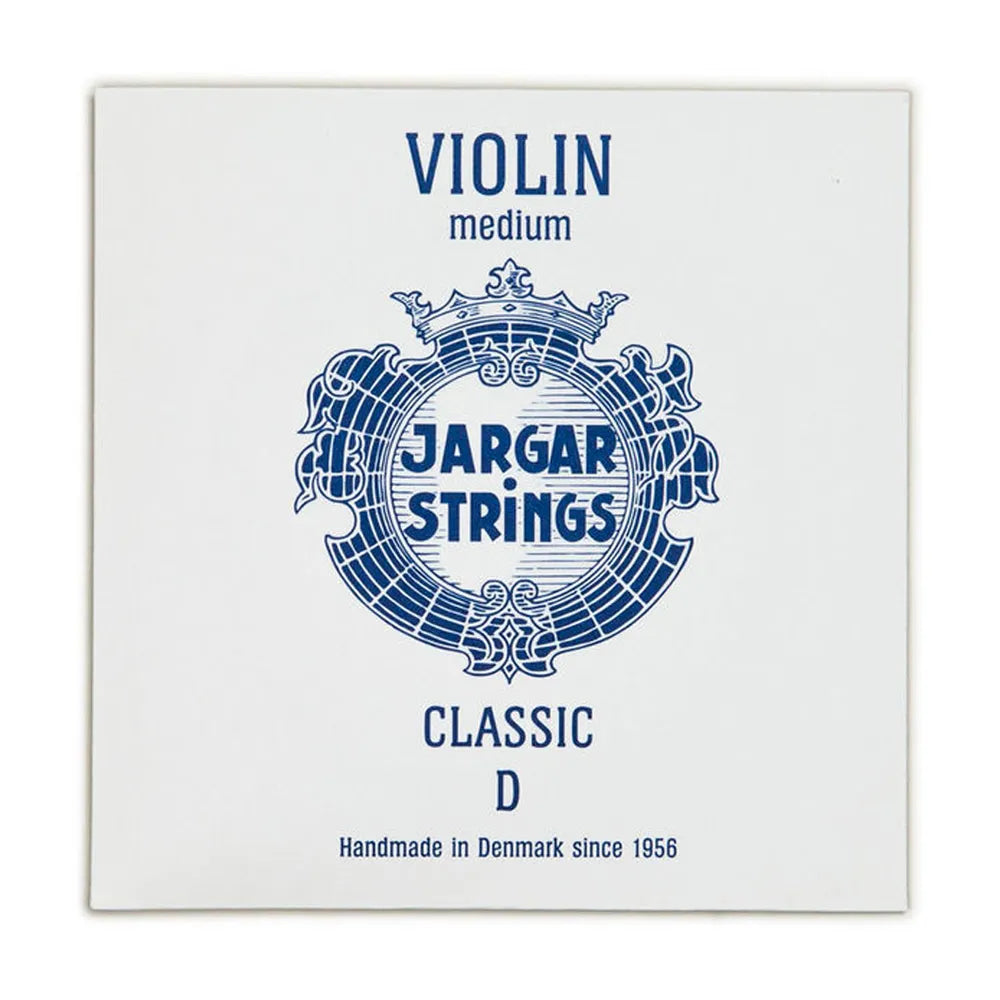 Jargar Violin String D Medium Blue Pack
