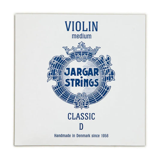 Jargar Violin String D Medium Blue Pack