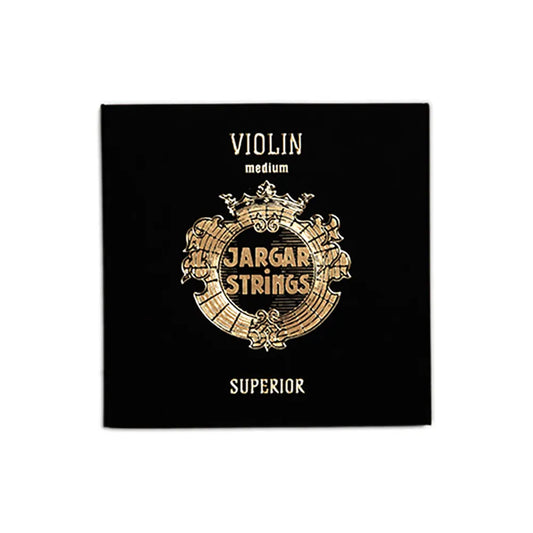 Jargar Violin String Superior A - Medium Tension, Synthetic Core, 0.68mm, Quick Response, Warm Sound, E String with Removable Ball