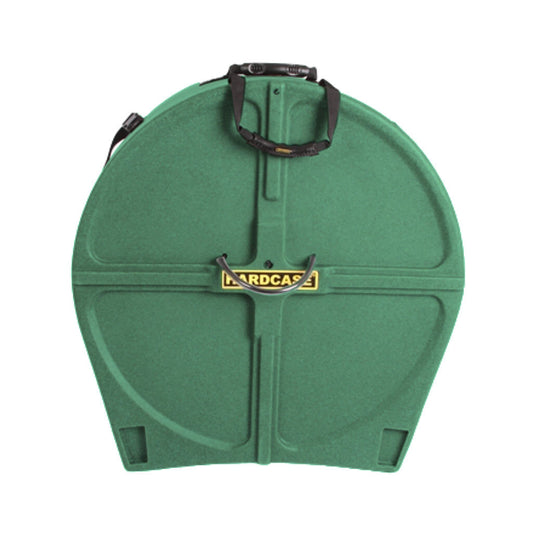 Hardcase Lined Granite 22" Bass Drum Case with Wheels - Dark Green