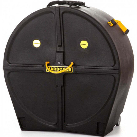 Hardcase HNMB28 Marching Bass Drum Case 28 x 14inch w/ Wheels