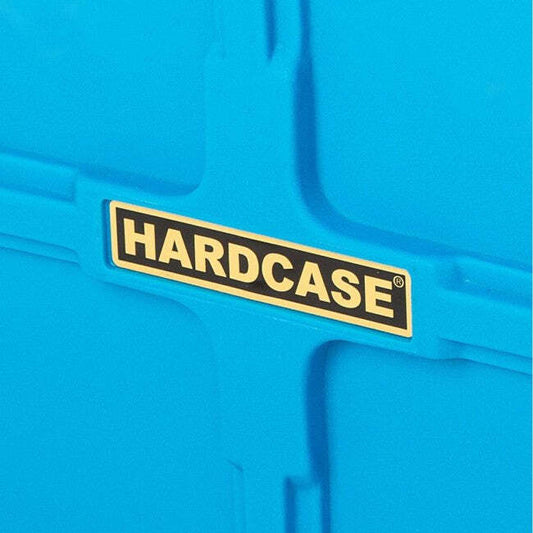 Hardcase HNP12CYM24-LB Cymbal Case Light Blue 24inch (Holds 12 Cymbals) w/ Wheels