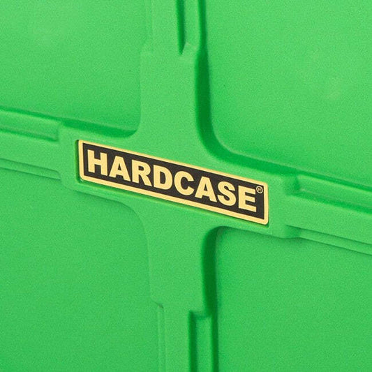 Hardcase HNP9CYM22-LG Cymbal Case Light Green 22inch (Holds 9 Cymbals) w/ Wheels
