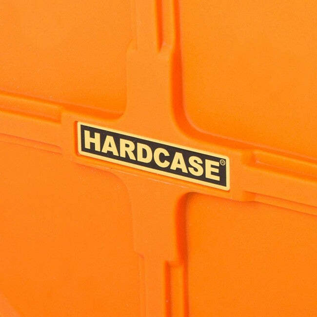 Hardcase HNP9CYM22-O Cymbal Case Orange 22inch (Holds 9 Cymbals) w/ Wheels