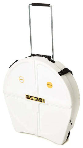 Hardcase 22" Cymbal Case White - holds 9 cymbals