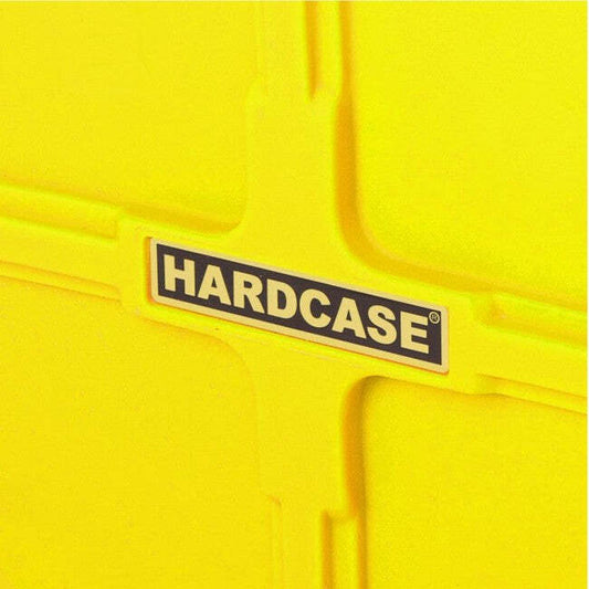 Hardcase HNP9CYM22-Y Cymbal Case Yellow 22inch (Holds 9 Cymbals) w/ Wheels