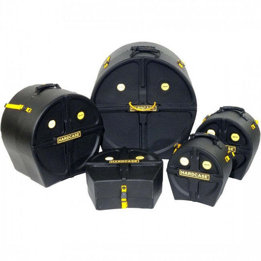 Hardcase HROCKFUS3 Drum Case Set Rock Fusion Kit Black (10T 12T 16FT 22B 14S)