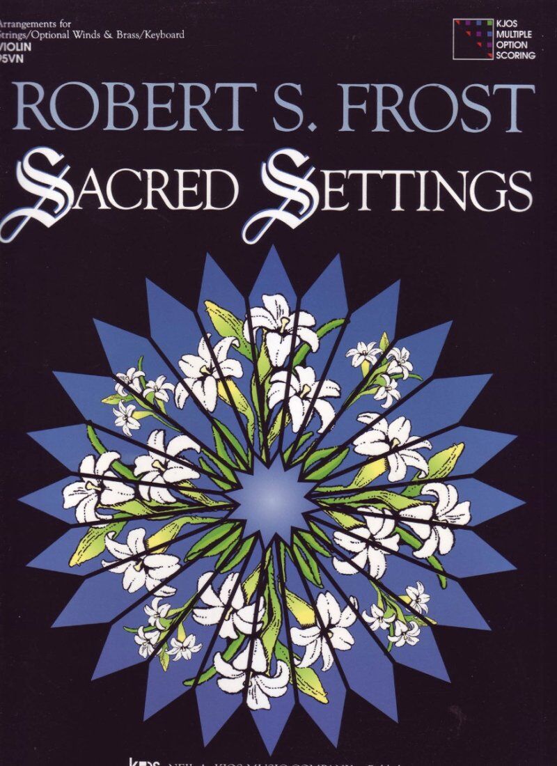 Sacred Settings for Violin - Collection of 24 Hymns Arranged for Strings and Woodwinds