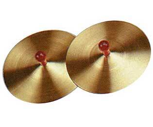 Cymbals-5in With 7mm Wood Knob (Pair)