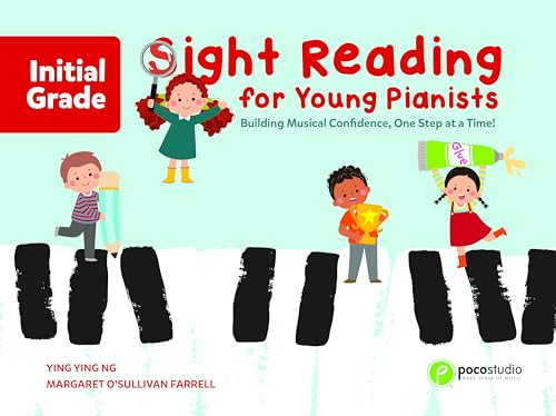 Sight Reading for Young Pianists: Initial Grade by Margaret O'Sullivan Farrell & Ying Ying Ng, 48 Pages, Poco Studio