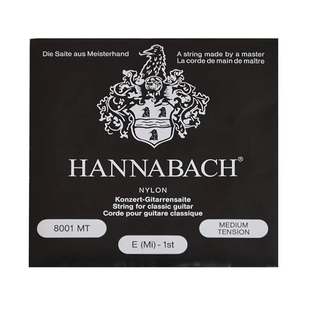 Hannabach E 1st 8001 Medium Tension Clear Nylon Treble String