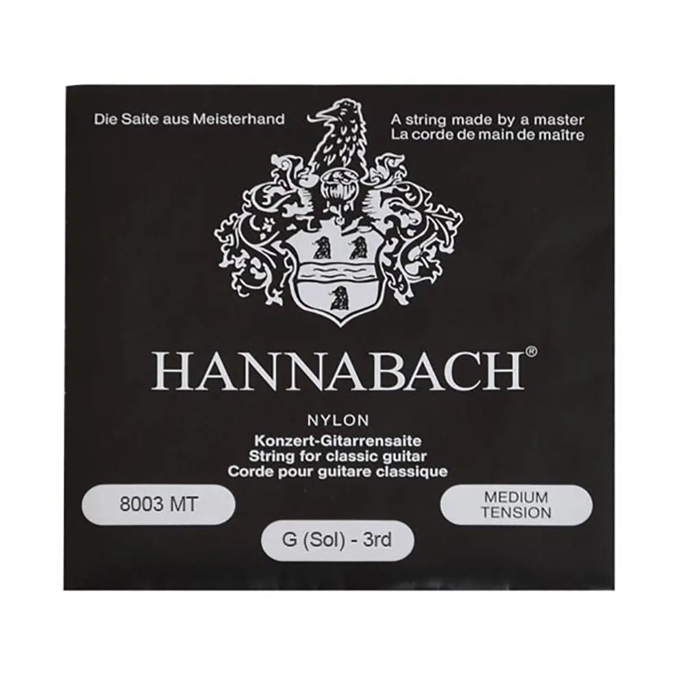 Hannabach Medium Clear Nylon G 3rd String 8003