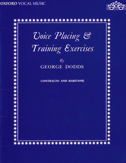 Voice Placing and Training Exercises for Low Voice
