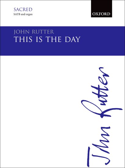 This is the Day SATB Choral Sheet Music