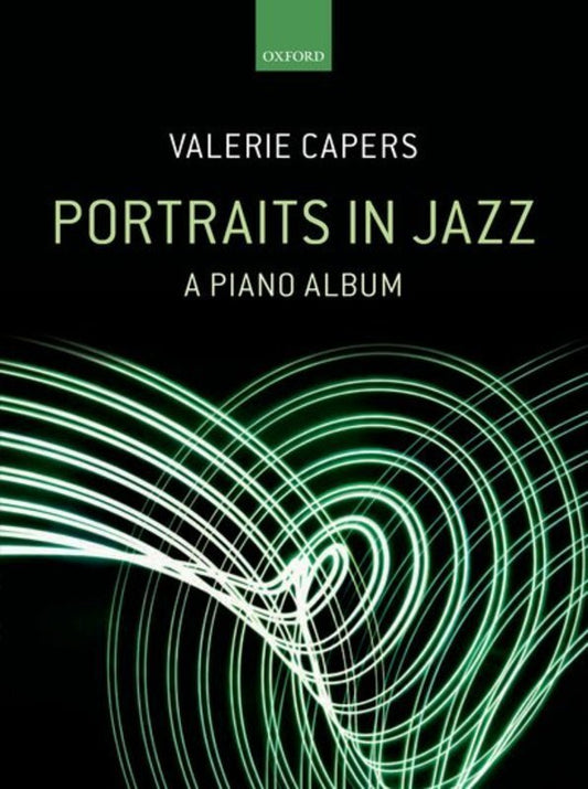 Portraits in Jazz: A Piano Album BK/CD by Valerie Capers