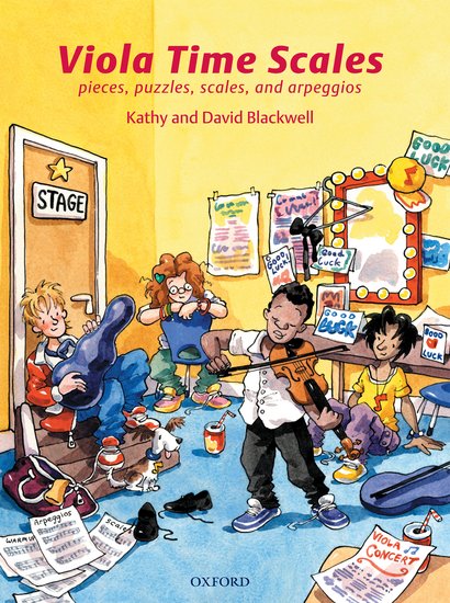 Viola Time Scales, Revised Edition - Pieces, Puzzles, Scales, and Arpeggios by David & Kathy Blackwell - Oxford Universi