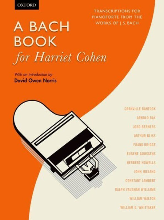 Bach Book for Harriet Cohen - Piano Solo Transcriptions, 40 Pages, Oxford University Press