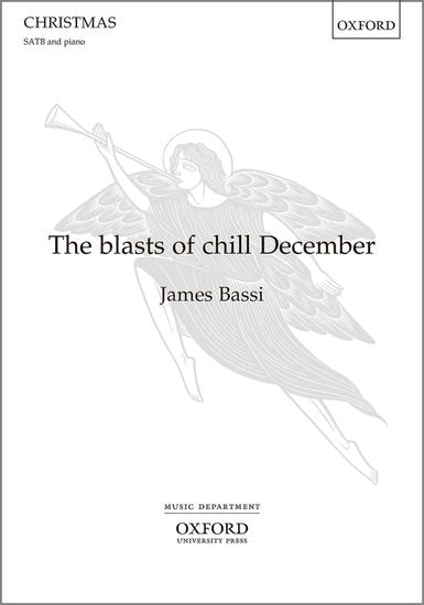Blasts of Chill December SATB Choral Sheet Music with Piano Accompaniment