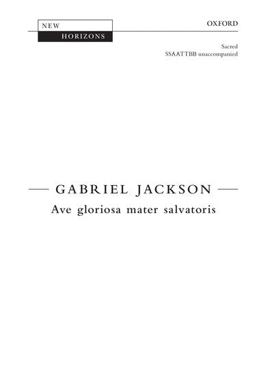 Ave Gloriosa Mater Salvatoris Choral Sheet Music SSAATTBB