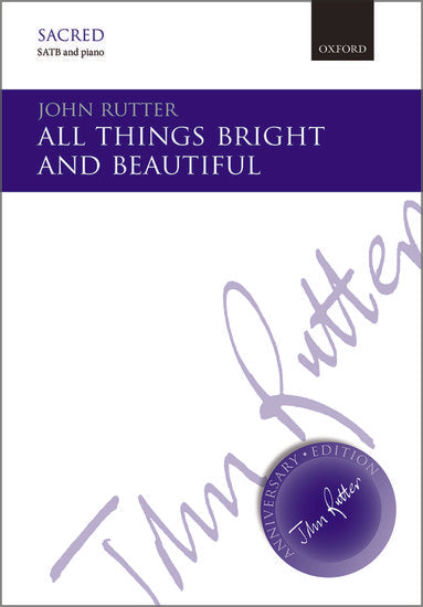 All Things Bright and Beautiful SATB Choral Sheet Music