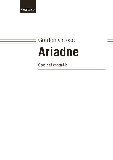 Ariadne Oboe and Piano Sheet Music