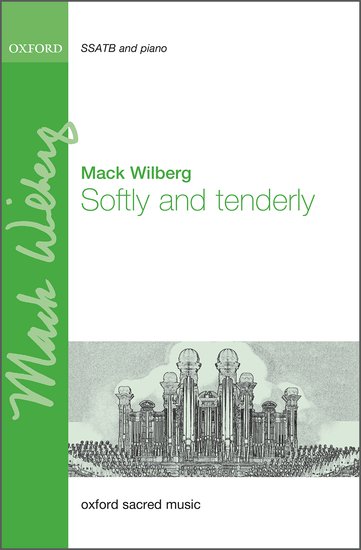 Softly and Tenderly SATB Choral Sheet Music for Piano
