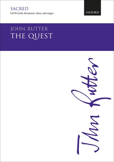 The Quest SATB Choral Sheet Music with Oboe and Organ