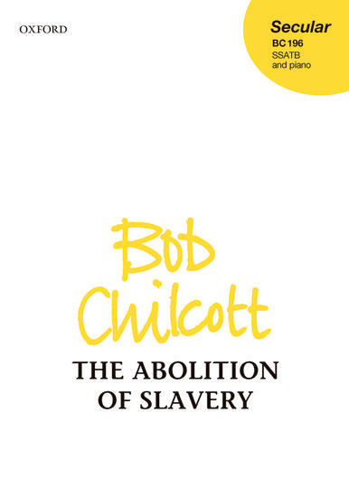 Abolition of Slavery Choral Sheet Music SSATB/Piano