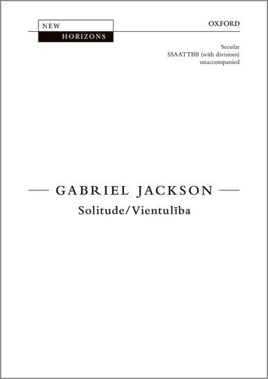 Solitude/Vientuliba SATB Double Choir Choral Sheet Music