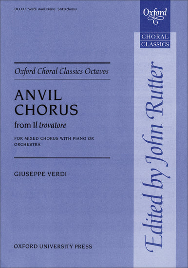 Anvil Chorus SATB Piano Choral Sheet Music
