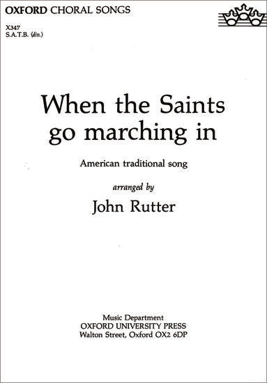 When the Saints SATB/Piano Choral Sheet Music