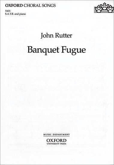 Banquet Fugue SATB Piano Choral Sheet Music