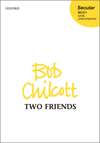 Two Friends SATB Choral Sheet Music