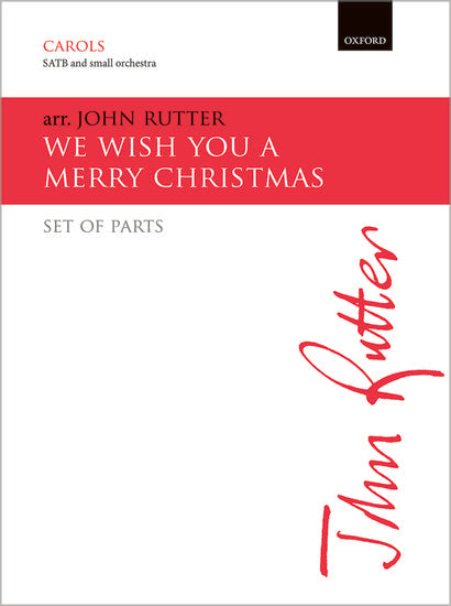 We Wish You a Merry Christmas SATB & Orchestra Parts