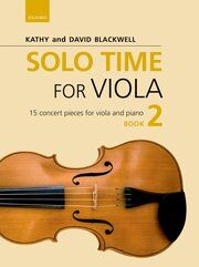 Solo Time for Viola Book 2 - Intermediate/Advanced Sheet Music with Piano Accompaniments