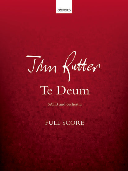 Te Deum Study Score - Theory and Education Resources