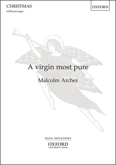 A Virgin Most Pure SATB Choral Sheet Music for Organ