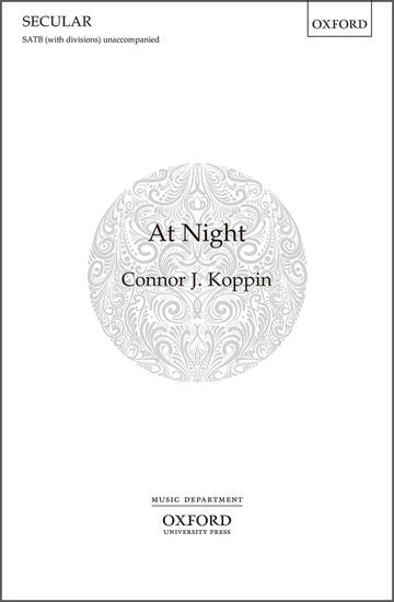 At Night SATB Choral Sheet Music