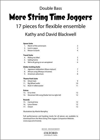 More String Time Joggers for Double Bass
