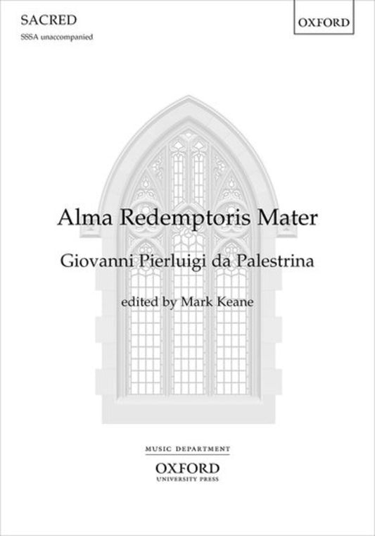 Alma Redemptoris Mater Sssa A Cappella Octavo