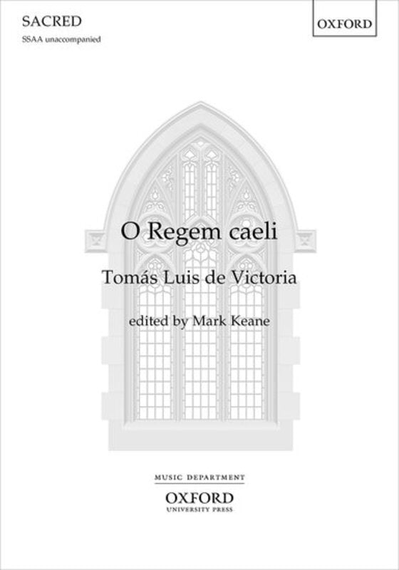 O Regem Caeli Ssaa A Cappella Octavo