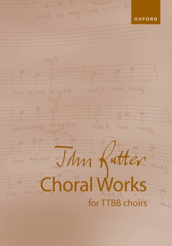 John Rutter Choral Works For Ttbb Voices Softcover Book