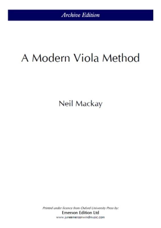 Mackay A Modern Viola Method OUP Archive Reprints