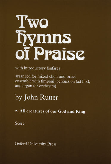 All Creatures of Our God Full SC