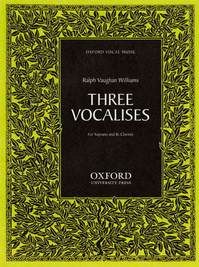 Vocalises 3 for Soprano/B Flat Clarinet Sheet Music