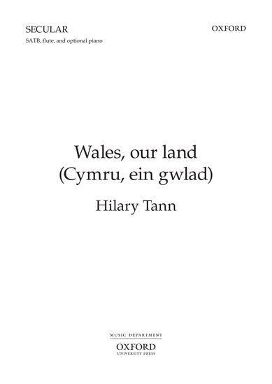 Wales Our Land SATB/FL/Pno Choral Sheet Music