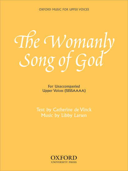 Womanly Song of God SSAA A Cappella Choral Sheet Music