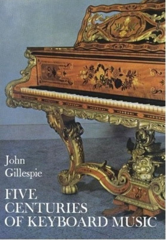Five Centuries of Keyboard Music by Dover Publications - 512 Pages, Survey of 350 Composers and Works for Harpsichord and Piano